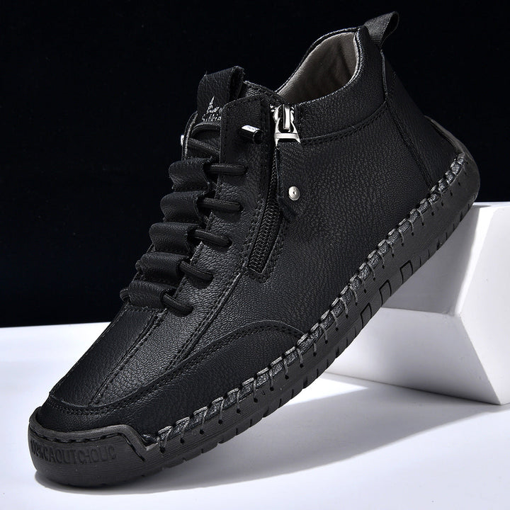 Danoir Paris™ | Chaussures Homme en Nubuck Zippées