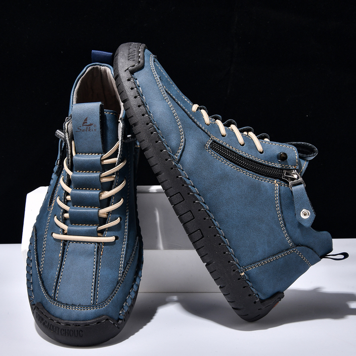 Danoir Paris™ | Chaussures Homme en Nubuck Zippées