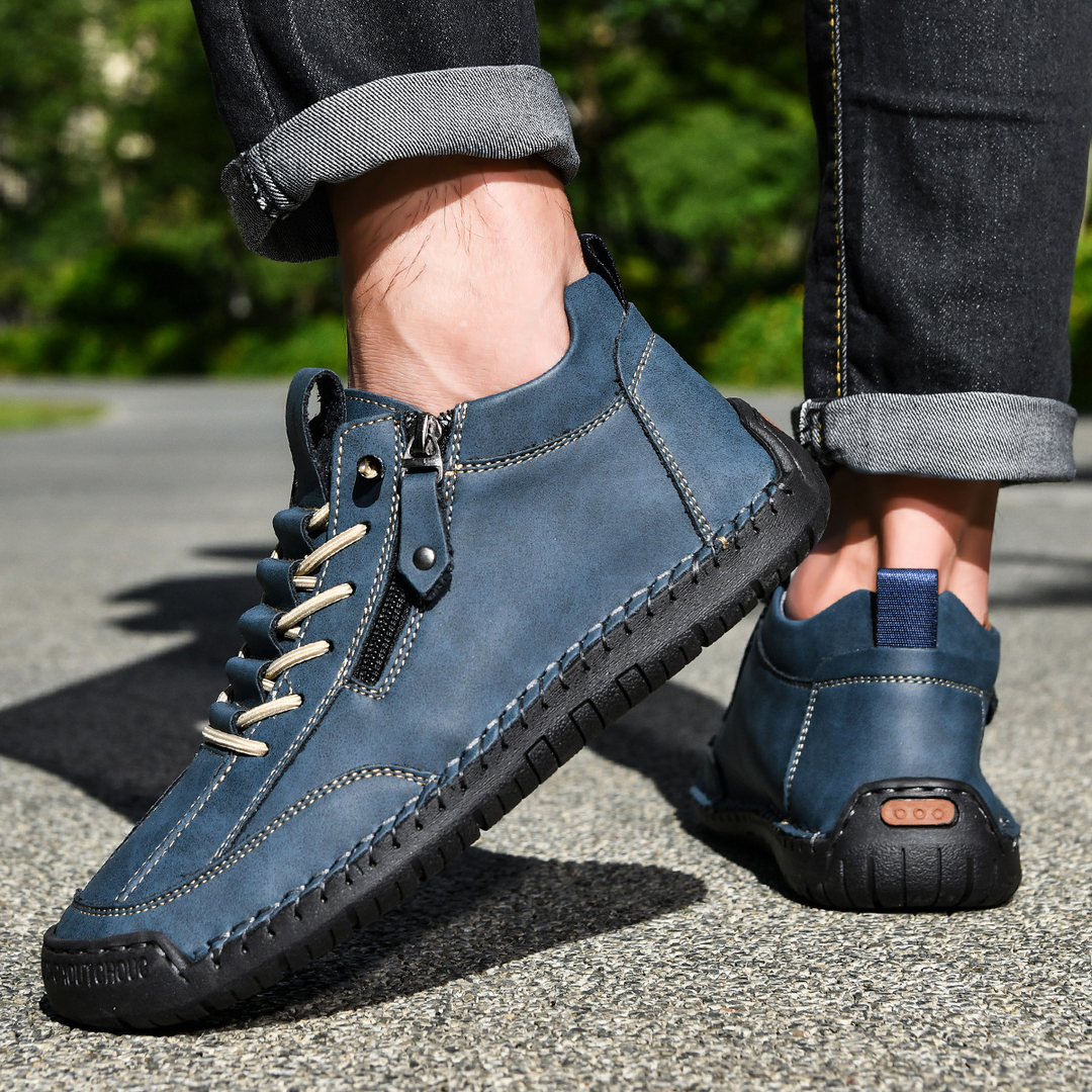 Danoir Paris™ | Chaussures Homme en Nubuck Zippées