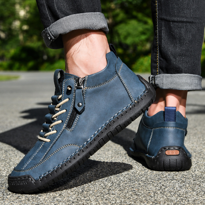 Danoir Paris™ | Chaussures Homme en Nubuck Zippées