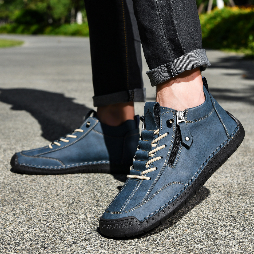 Danoir Paris™ | Chaussures Homme en Nubuck Zippées