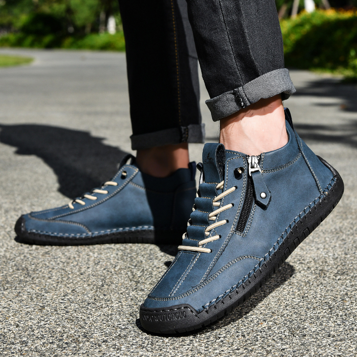 Danoir Paris™ | Chaussures Homme en Nubuck Zippées