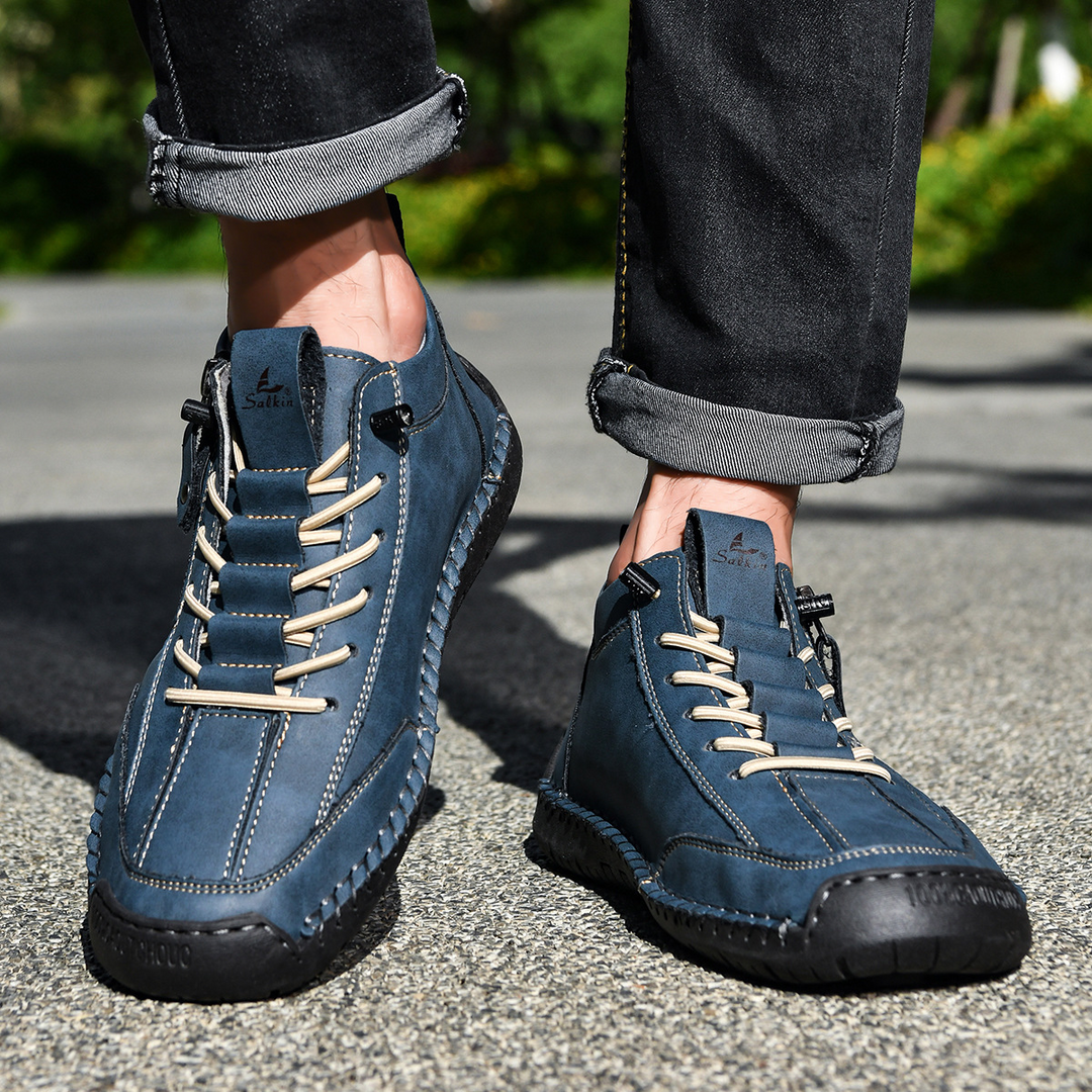 Danoir Paris™ | Chaussures Homme en Nubuck Zippées
