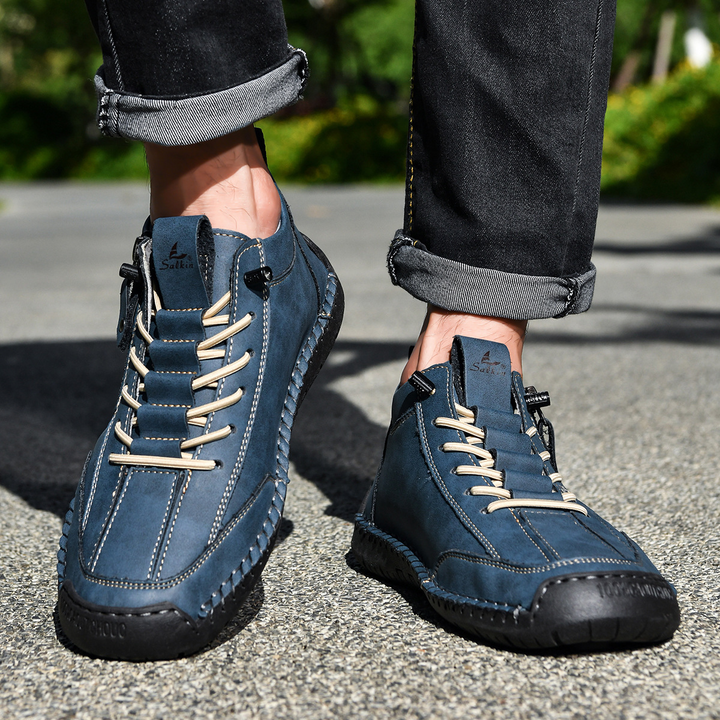 Danoir Paris™ | Chaussures Homme en Nubuck Zippées