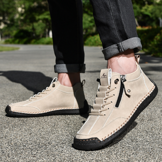 Danoir Paris™ | Chaussures Homme en Nubuck Zippées