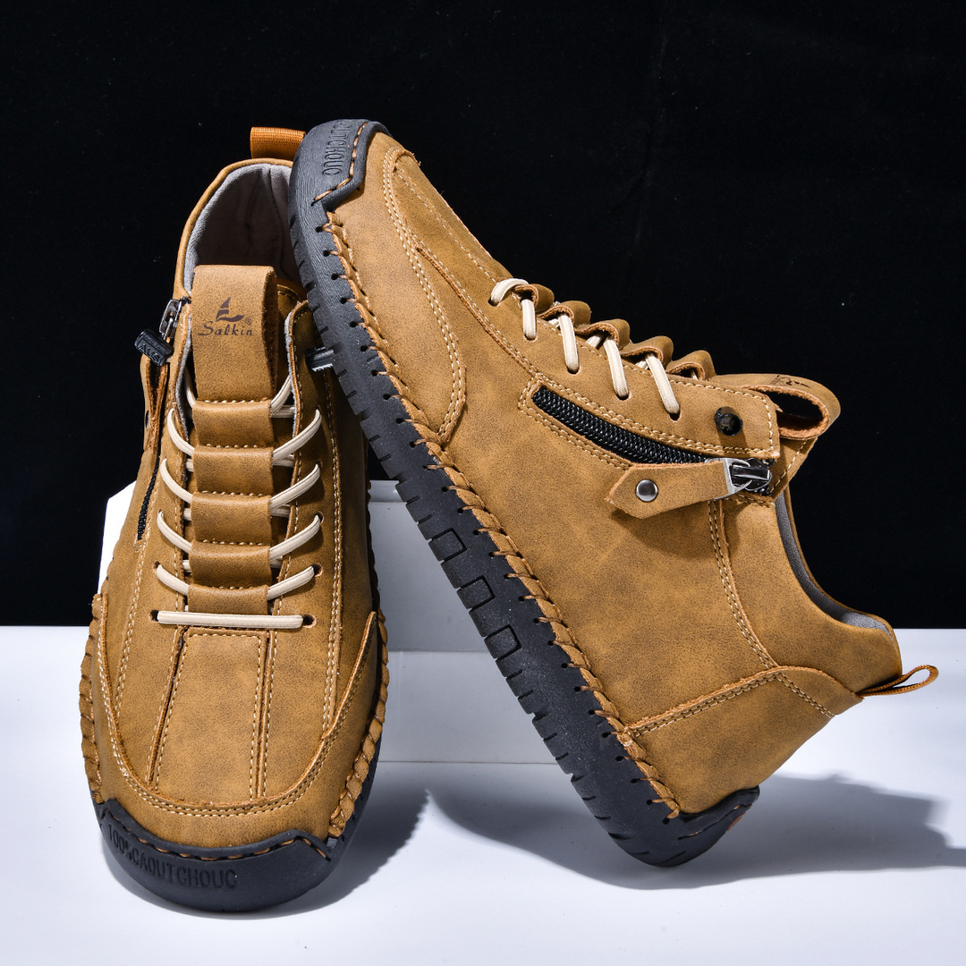 Danoir Paris™ | Chaussures Homme en Nubuck Zippées