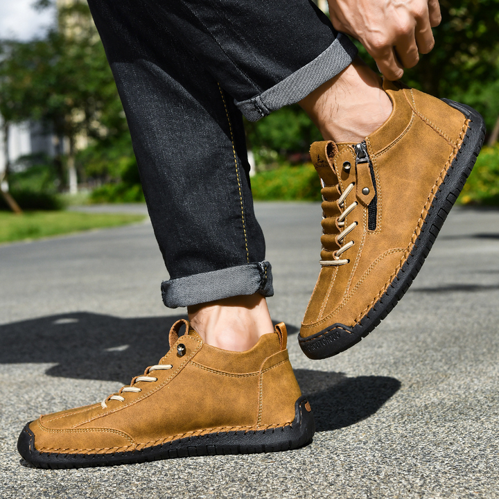 Danoir Paris™ | Chaussures Homme en Nubuck Zippées