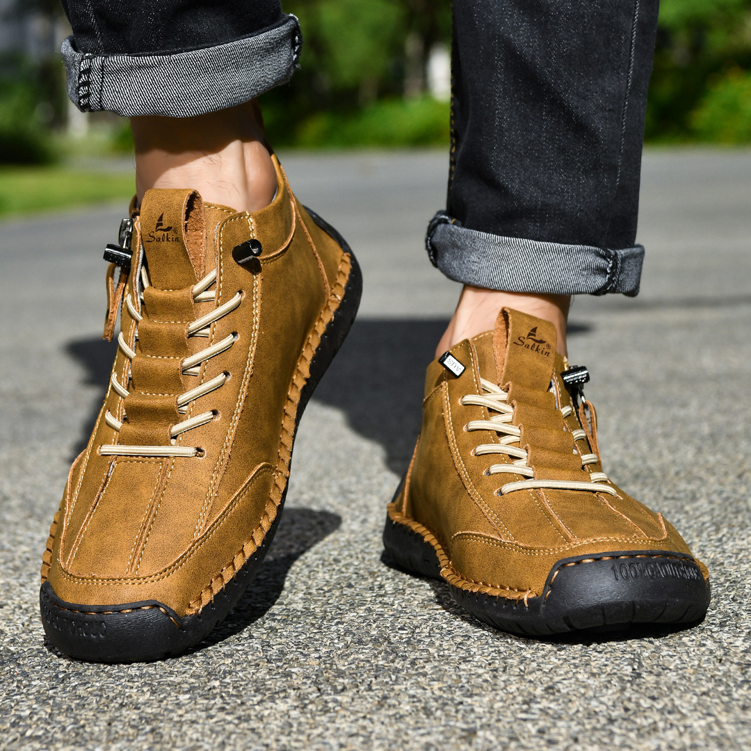 Danoir Paris™ | Chaussures Homme en Nubuck Zippées