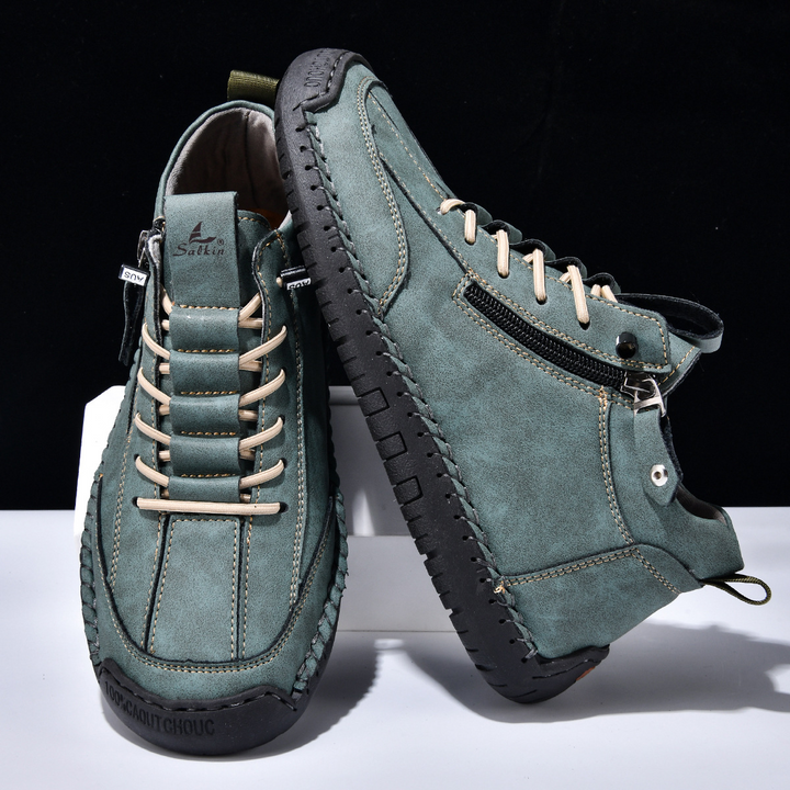 Danoir Paris™ | Chaussures Homme en Nubuck Zippées