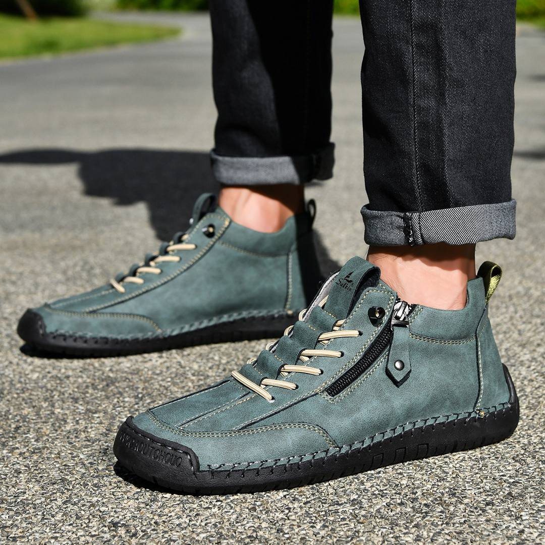 Danoir Paris™ | Chaussures Homme en Nubuck Zippées