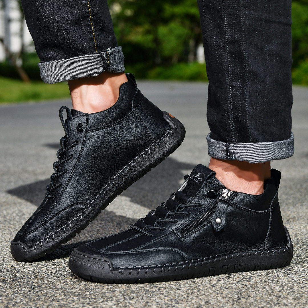 Danoir Paris™ | Chaussures Homme en Nubuck Zippées
