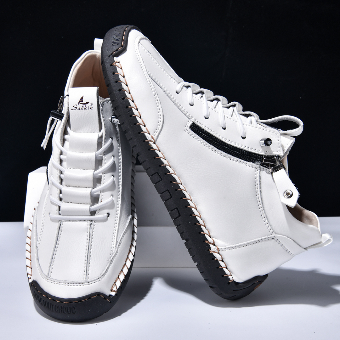 Danoir Paris™ | Chaussures Homme en Nubuck Zippées