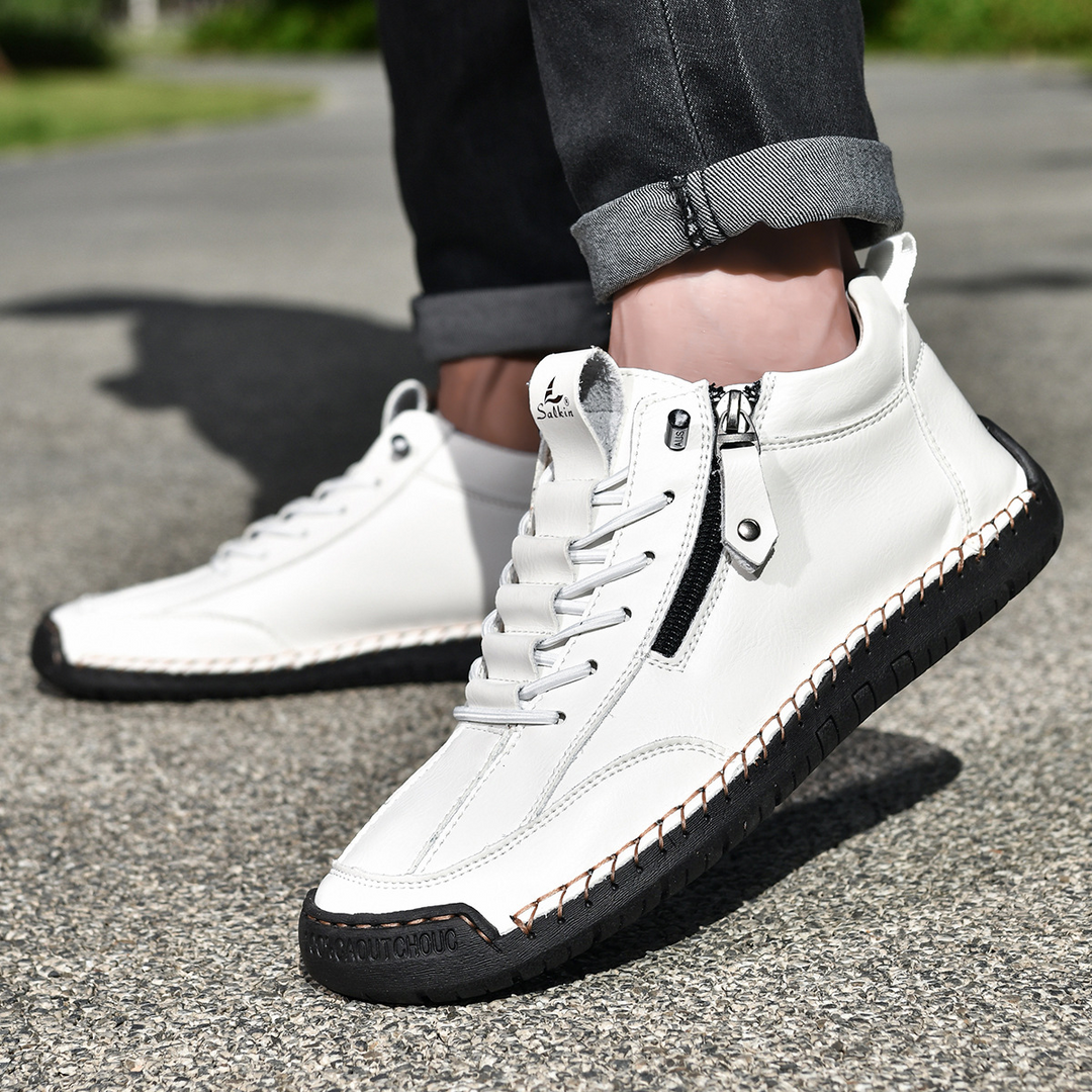 Danoir Paris™ | Chaussures Homme en Nubuck Zippées