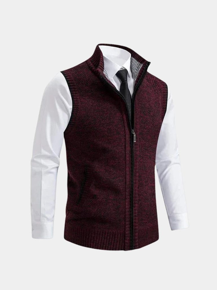 Danoir Paris™|Gilet Élégant à Fermeture Éclair Intégrale