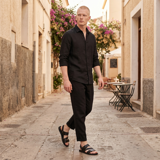 Sandales homme en cuir à lanières réglables – Style d&