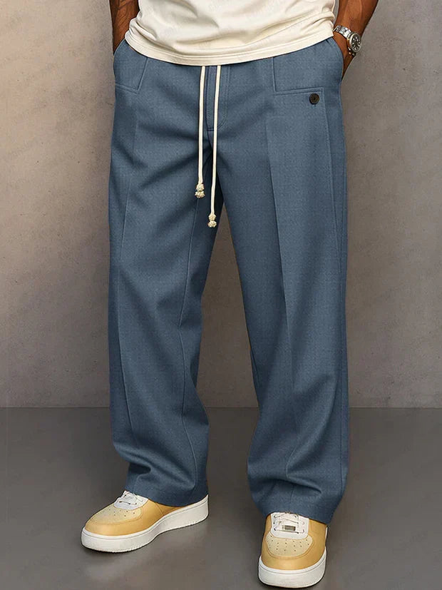 Duval Paris™ | Pantalon élégant avec cordon ajustable Didier