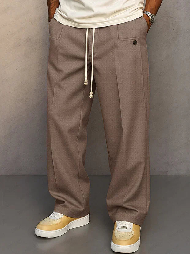 Duval Paris™ | Pantalon élégant avec cordon ajustable Didier