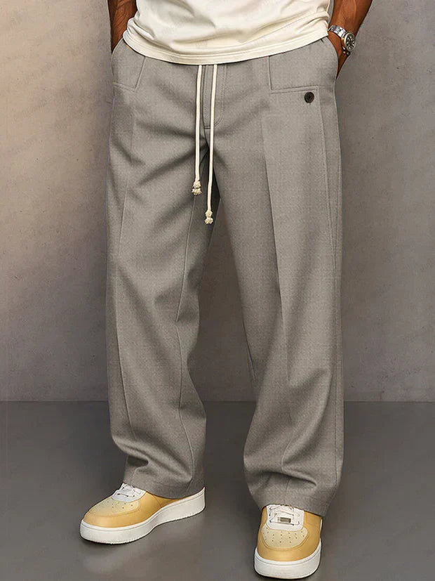 Duval Paris™ | Pantalon élégant avec cordon ajustable Didier