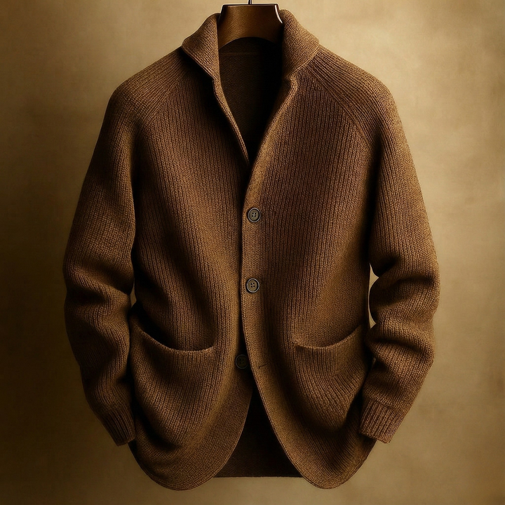 Danoir Paris™| Cardigan pour homme en laine tricotée