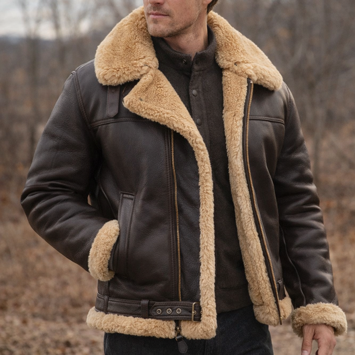 Danoir Paris™ | Veste Aviateur en Cuir d&