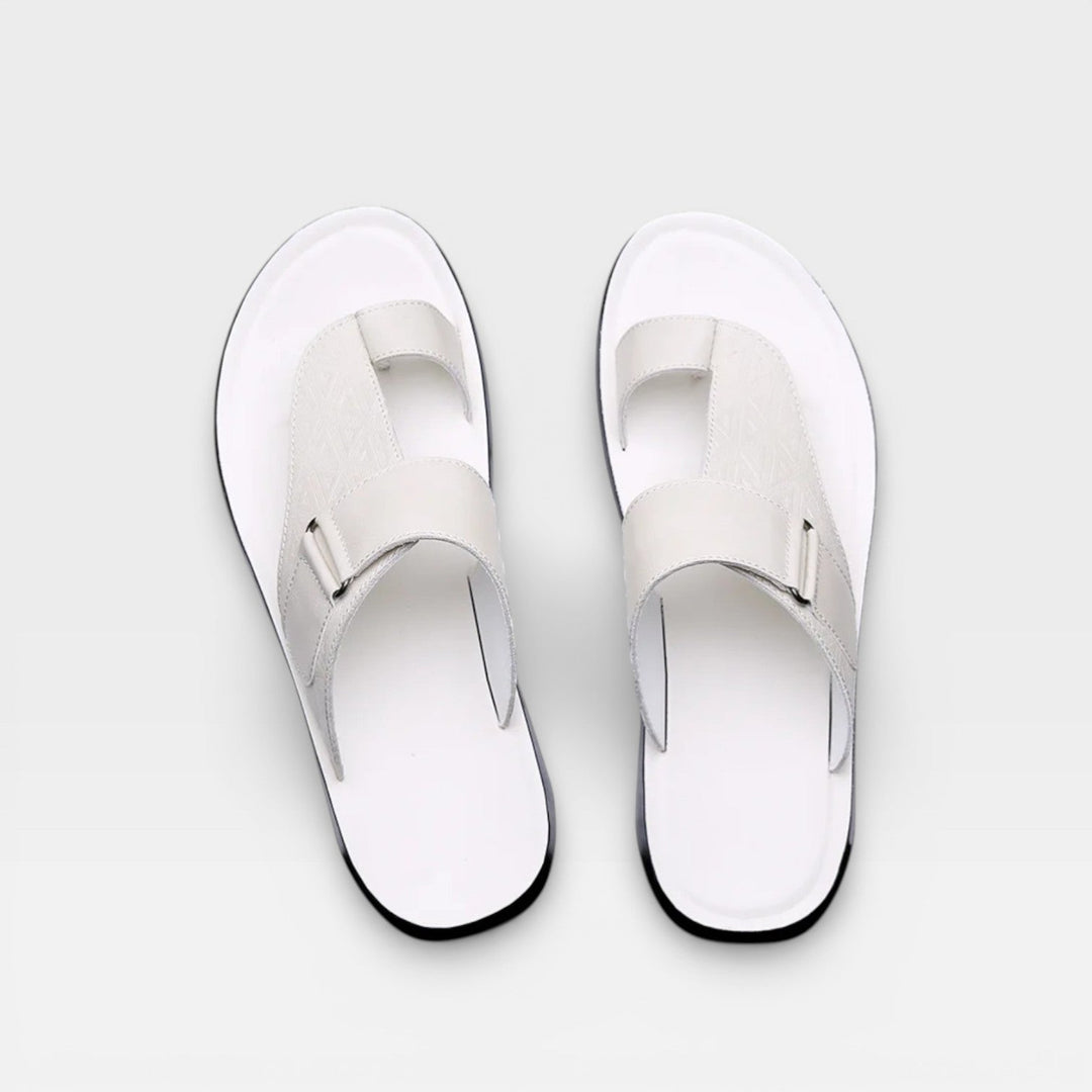 Sandales en cuir pour hommes – Semelle souple pour usage quotidien
