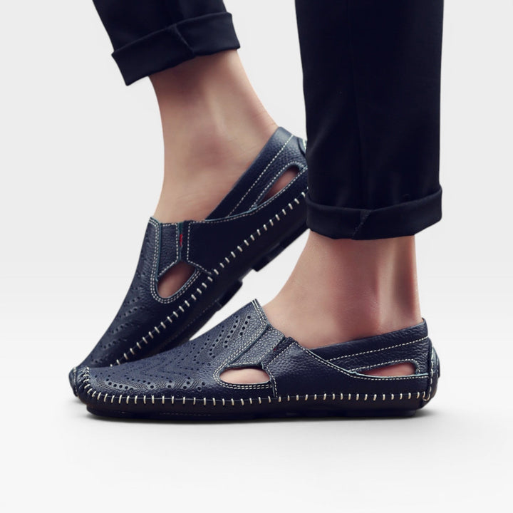 Mules en cuir style italien pour hommes – Mules d&
