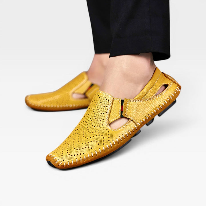 Mules en cuir style italien pour hommes – Mules d&