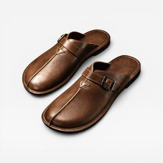 Mules en cuir pour hommes – Sabots d&