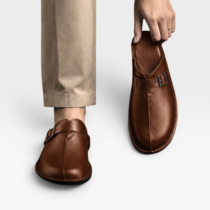Mules en cuir pour hommes – Sabots d&