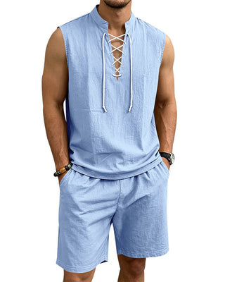Ensemble Homme Col V Deux Pièces