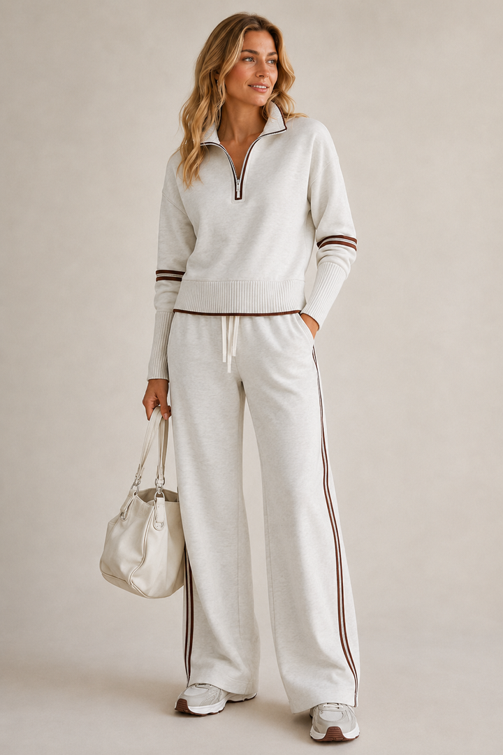 Séréna | Ensemble Pull Zippé