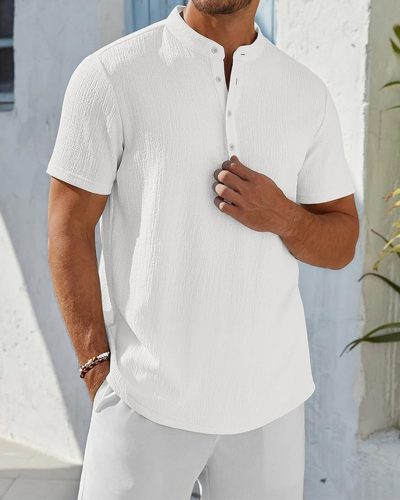 Chemise Unie Ample Henley