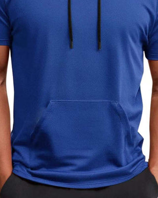 T-Shirt Capuche Séchage Rapide Manche Courte