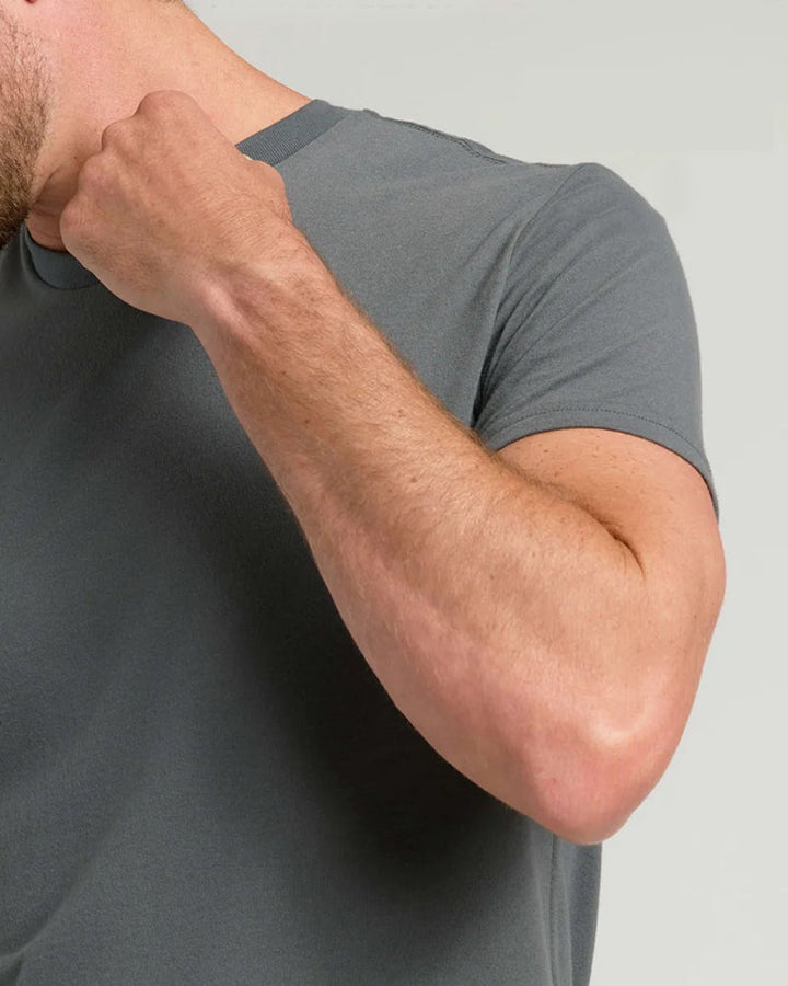 Haut Homme Uni Manches Courtes