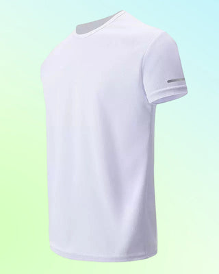 T-Shirt Hommes Unie Manches Courtes Athlétique