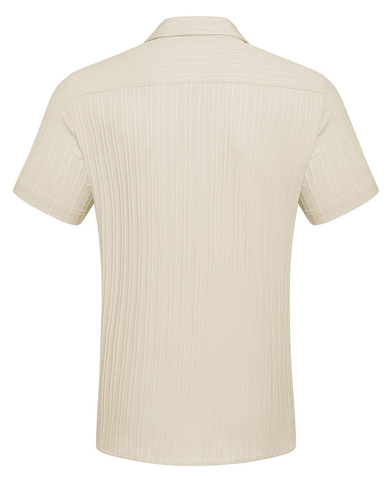 Chemise Homme Col Boutonné Rayée