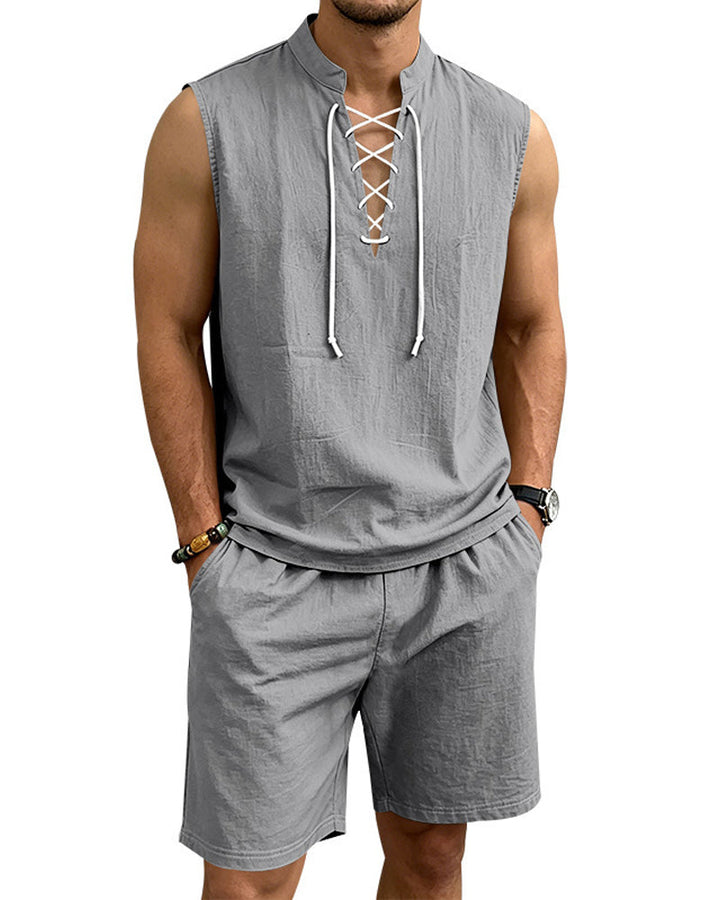 Ensemble Homme Col V Deux Pièces