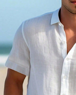 Chemise Homme Manche Courte Bouton