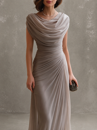Julienne | Robe Maxi Drapée Élégante