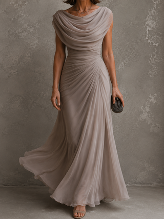 Julienne | Robe Maxi Drapée Élégante