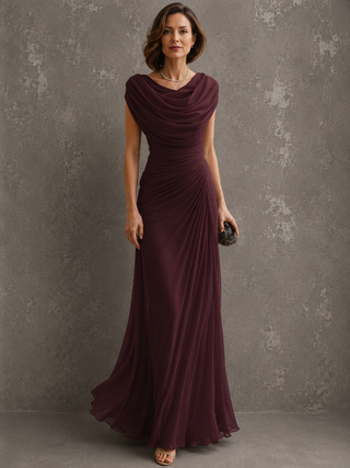 Julienne | Robe Maxi Drapée Élégante