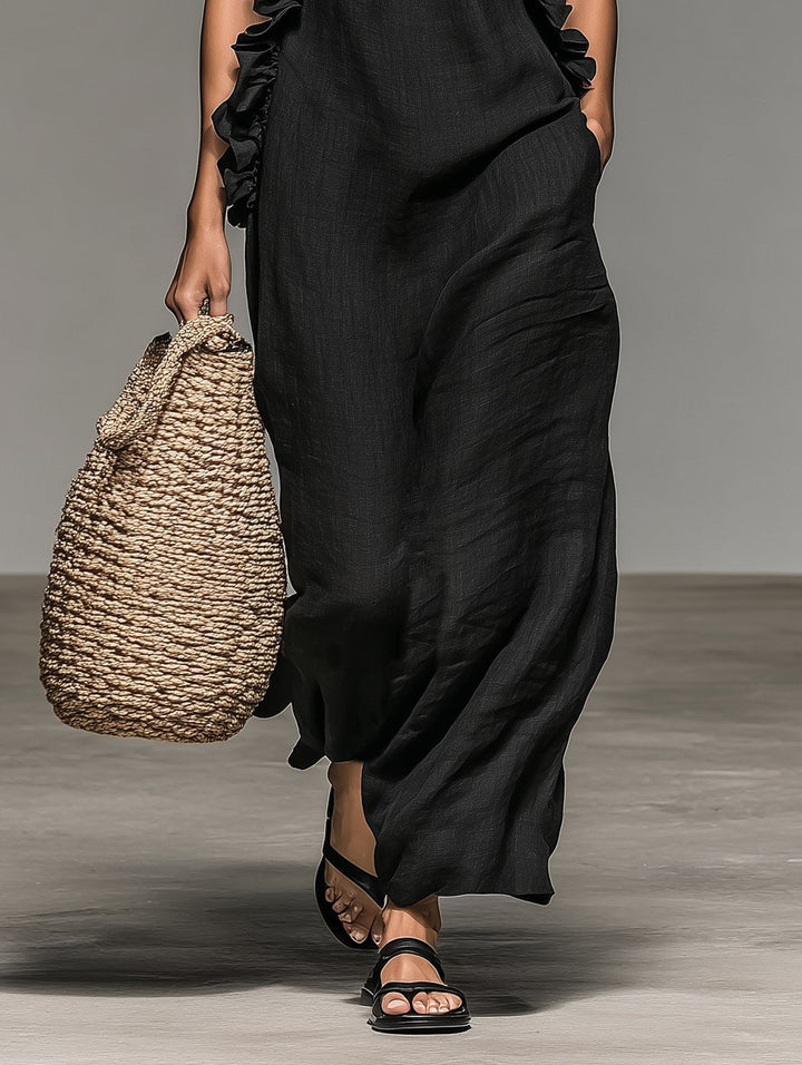 Hedwige | Robe Longue à Poches