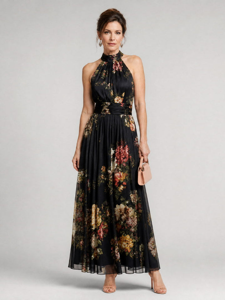 Valérie | Robe Midi Halter