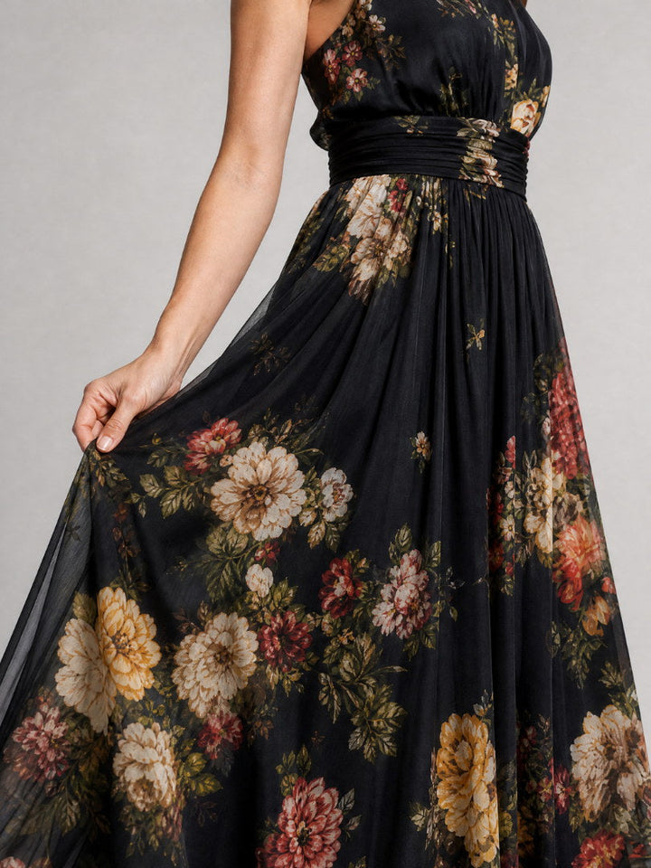 Valérie | Robe Midi Halter