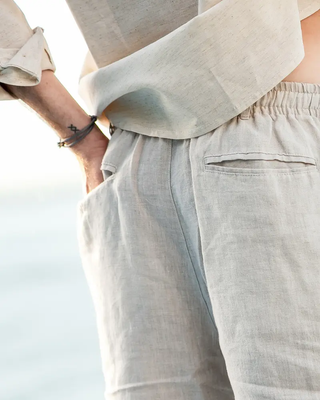 Casablanca - Shorts en lin premium
