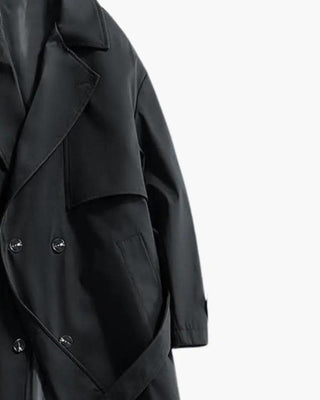Manteau de Trench Double-Bouton Classique
