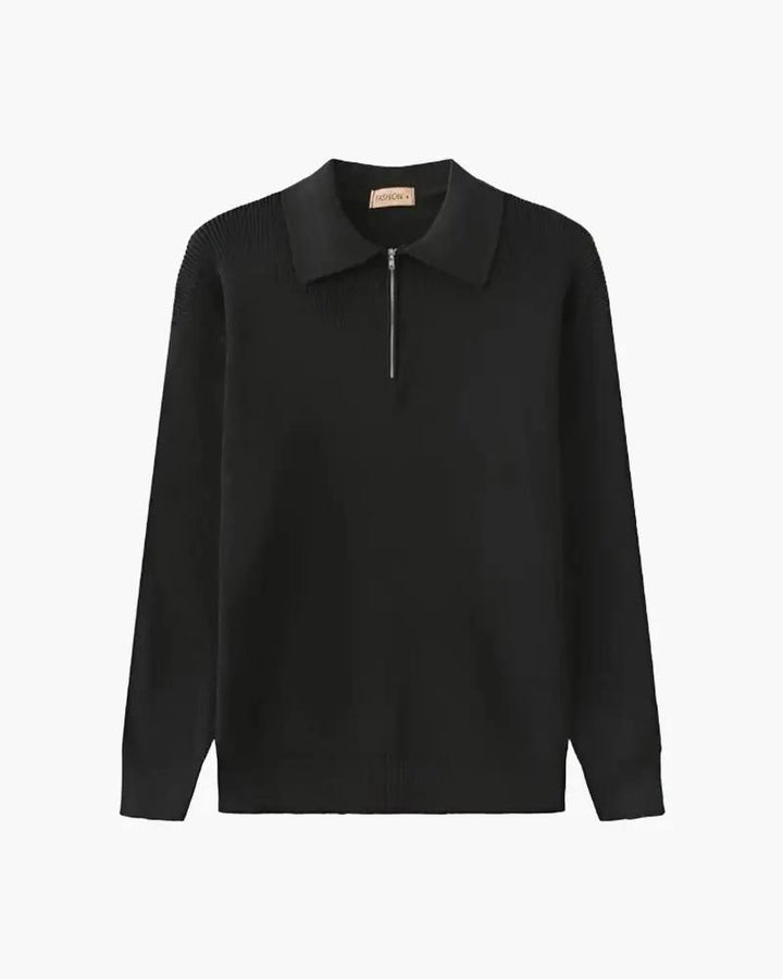 Pull Cesare à demi-zip