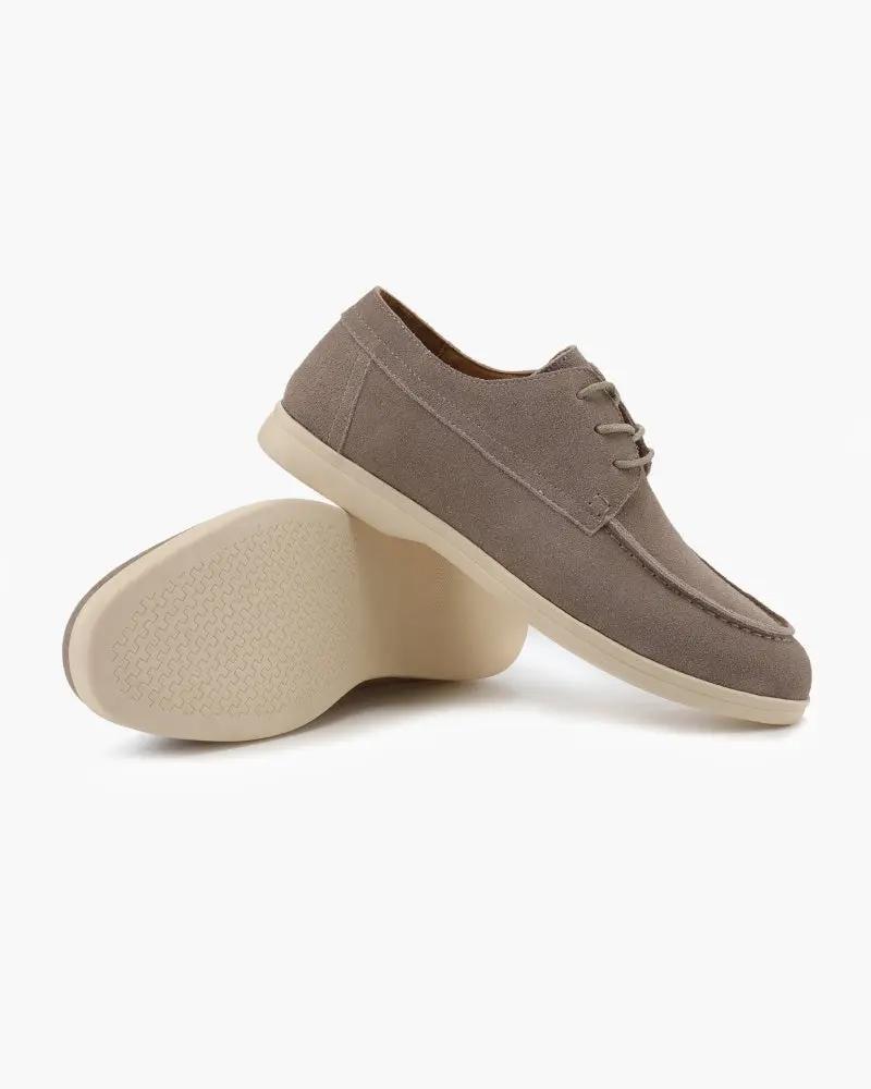 Chaussures en daim à lacets haut de gamme