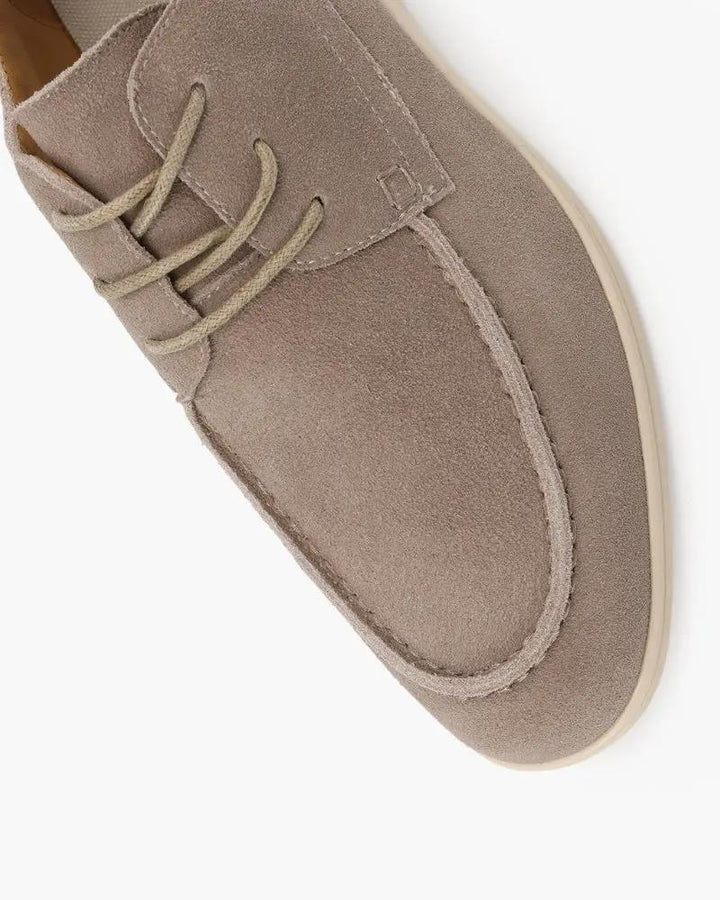 Chaussures en daim à lacets haut de gamme