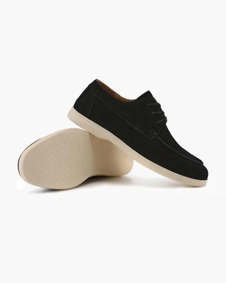Chaussures en daim à lacets haut de gamme